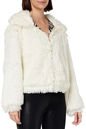 KENDALL + KYLIE KENDALL & KYLIE Damska bluza z kapturem K&K W Fuzzy KKW3716101, biała, S, S