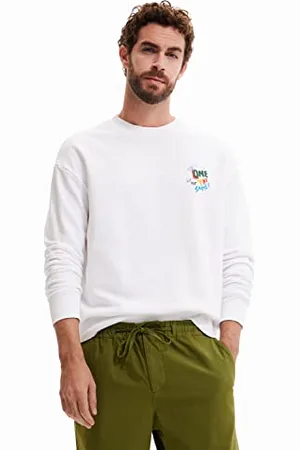 Desigual Clark 1000 White Sweater, rozmiar S, , S