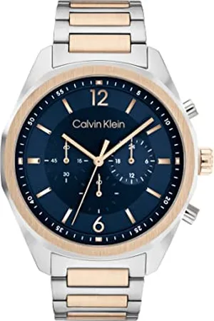 Calvin Klein Zegarek Kwarcowy z Chronografem dla Mężczyzn z Dwukolorową Bransoletą ze Stali Nierdzewnej, 25200265