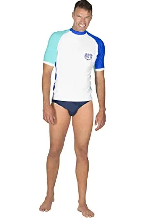 Mares Rashguard Seaside Shield Man, Siatka ochronna z krótkim rękawem - Mężczyzna, Biała, M, , M