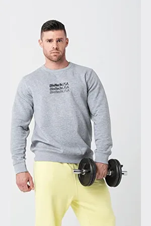BiotechUSA Męska bluza Dwayne Men Sweater, szara 2XL, szara, XXL, , XXL