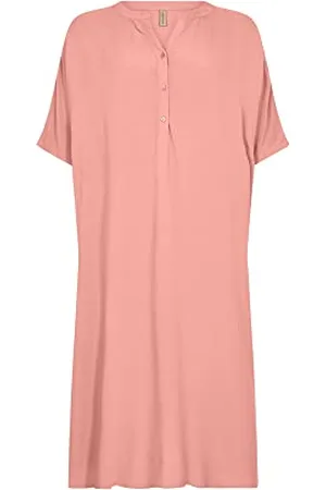 soyaconcept Damska sukienka SC-RADIA 154, Coral Haze, rozm. XL, , XL