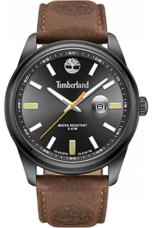Timberland Unisex analogowy zegarek kwarcowy ze skórzanym paskiem TDWGF0009604, , Pasek