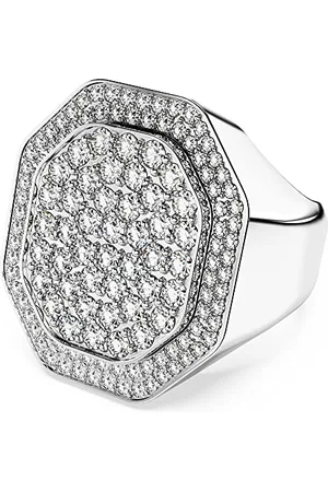 Swarovski Pierścionek koktajlowy Dextera, Kształt ośmiokątny, , Powłoka z rodu