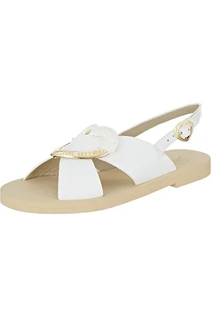 Moschino Damskie sandały JA16452G0GIA0, białe, 37 EU, , 37 EU
