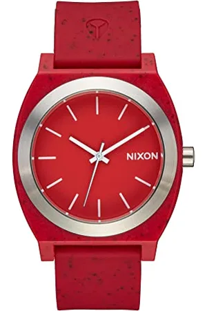 Nixon Męski analogowy zegarek kwarcowy z silikonową bransoletką A1361-200-00