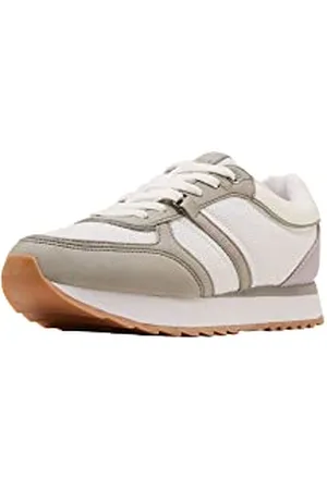 ESPRIT Wielokolorowe trampki, szary, 36 EU