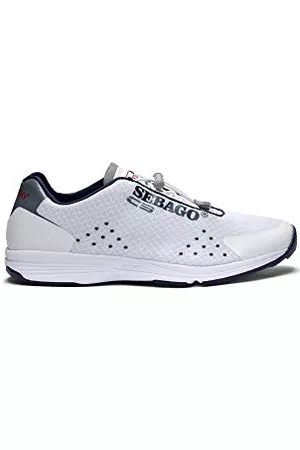 SEBAGO Kobieta Obuwie sportowe - Cyphon Sea Sport Woman, buty do łodzi, białe, 42,5 EU, biały//lt vltge cherry/, 42.5 EU