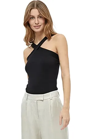 Minus Damski top Alania GOTS, czarny, XS, Czarny, XS