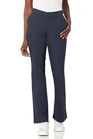 Dickies Damskie płaskie przednie rozciągliwe spodnie ze skośnym krojem buty khakis, , 40 PL