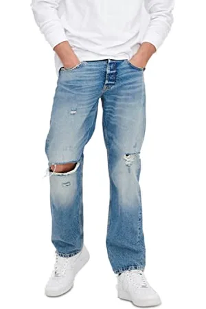 Only & Sons Męskie spodnie NOOS ONSEDGE Loose 4067, Light Blue Denim, 30/34, , 30W / 34L