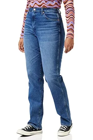 Wrangler Damskie dżinsy Mom Straight, , 30W / 34L