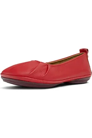 Camper Damski baletowy Right Nina Flat, jasny czerwony, 36 EU, , 36 EU