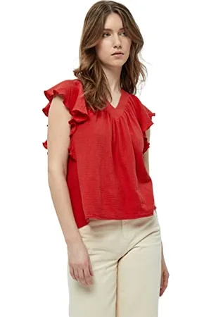 Minus Damski top Hemma 4, lizak, czerwony, 14, Czerwony lizakowy, 40