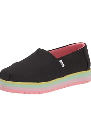 TOMS Platforma Alpargata, czarna, 12,5 UK dziecko