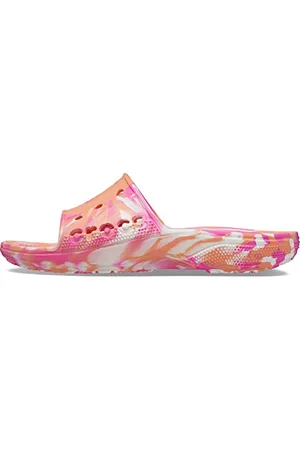 Crocs Sandały unisex Baya Ii Slides, Papaja marmurkowa, 42/43 EU