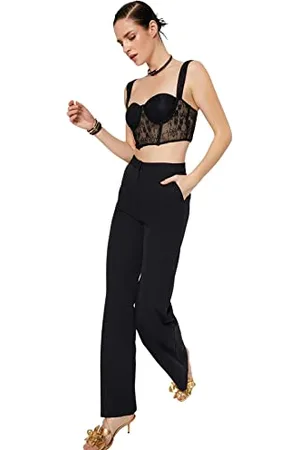 Trendyol Black Pants Majtki damskie, , 38