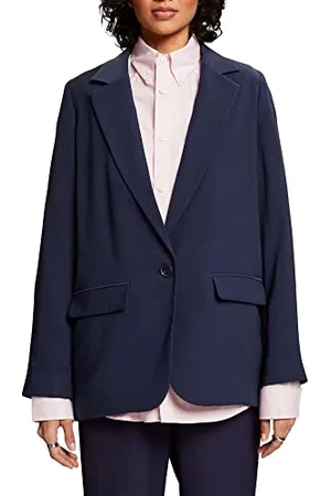 ESPRIT Luźny blezer, LENZING™ ECOVERO™, grantowy, 42