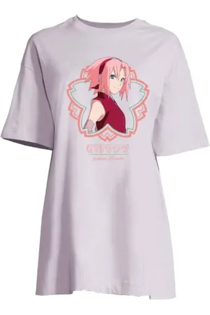 Naruto WONASHIBT003 Koszula nocna, Lila, XL damska, , XL