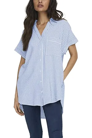 ONLY Damska ONLFENNA S/S luźna koszulka WVN NOOS bluzka, , XS, , XS