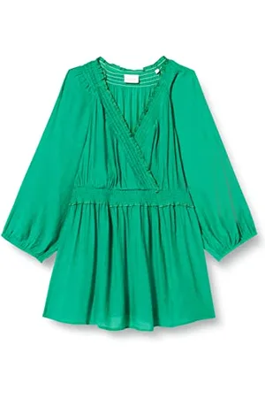 Mama;licious Bestseller A/S Damska bluzka MLPEACE TESS 3/4 WO TOP 2F, zielony (Ferern Green) S, , S