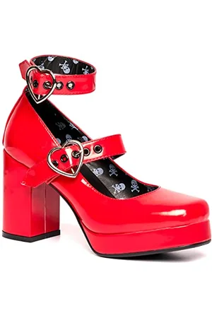 Lamoda Damskie buty chromowane Heart Court Shoe, , 38 EU
