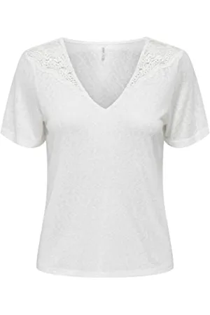 ONLY Onlanja S/S Lace Top Jrs damski, , XS