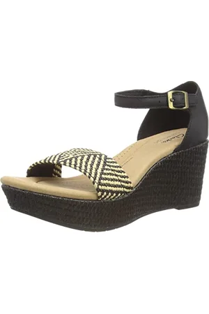 Clarks Damskie sandały z różą Ease, , rozmiar 39, , 39 eu