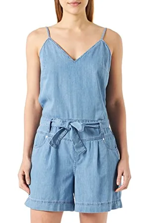 Pinko Walka Kombinezon Denim Płynny Sukienka Kobieta, , 38