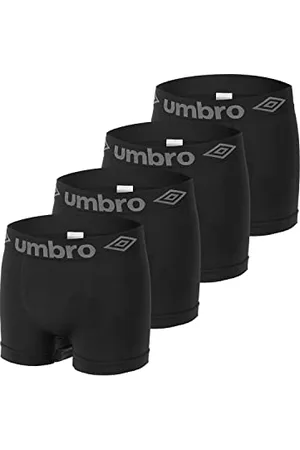 Umbro Męskie bokserki bez deformacji, bokserki męskie, wygodne, idealne dopasowanie (zestaw 4 sztuk), , S/M