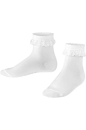 Falke Uniseks - dzieci Skarpety Romantic Lace K So Bawełna jednokolorowe 1 Para, , 27-30