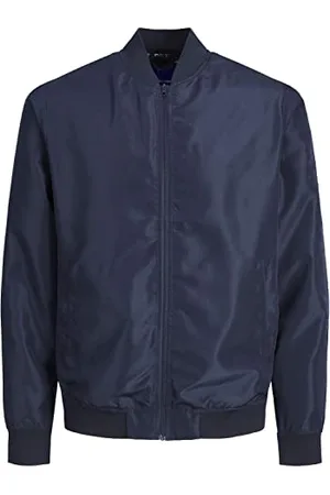 JACK & JONES PLUS Męska kurtka bomberka Jorpalma Bomberka, Navy Blazer, 3XL