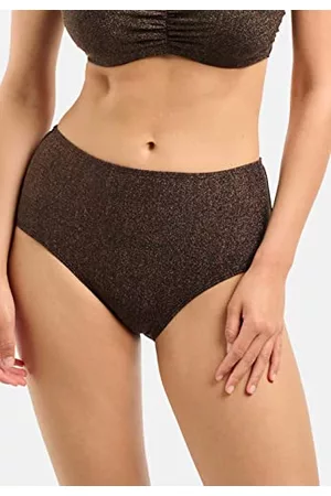 Sans Complexe Kobieta Bikini Wysoki Stan - Reflet Strój kąpielowy, wysoki stan, czarny, 46/48 damskie, czarny, 40-42