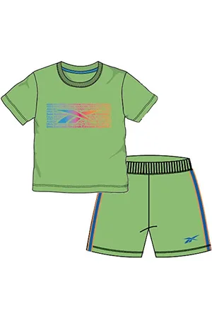 Reebok Chłopięca koszulka z gradientem, semi Neon Mint, 1 año