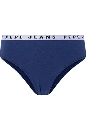 Pepe Jeans Damska bielizna w stylu brazylijskim w stylu bikini, niebieski Dulwich, XL, Dulwich Blue, XL