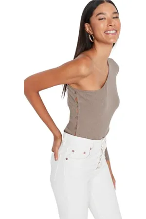 Trendyol Body - szare - dopasowane, , XS