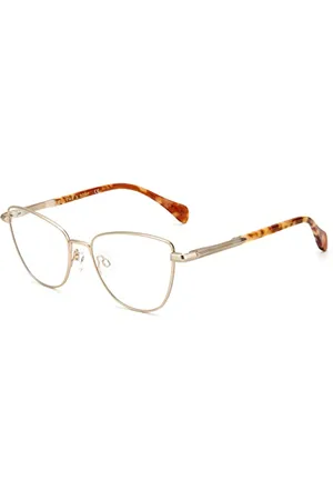 RAG&BONE RNB3037 okulary, półmatowe jasnozłoto, 53 damskie