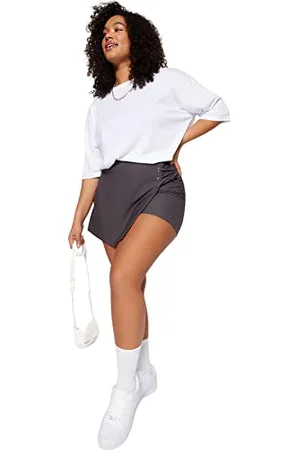 Trendyol Plus Size szorty i bermudy - - wysoka talia, , 42, , 68