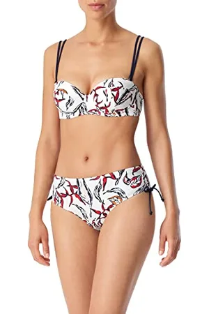 Schiesser Damskie Bikini Bandeau, Wielokolorowe 1, 46