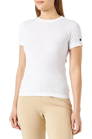 Champion Rochester 1919 Logo Crewneck Slim S-s T-Shirt, , Duża Kobieta, , L