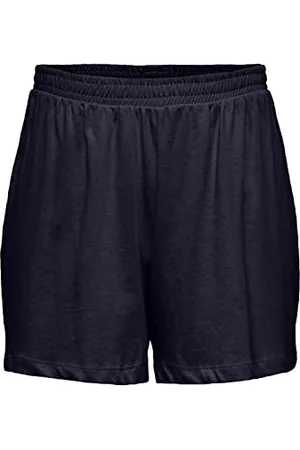 ONLY Kobieta Eleganckie - Women's ONLMAY HIGH Waist Box JRS, szorty nocne, rozmiar L, Night Sky, L