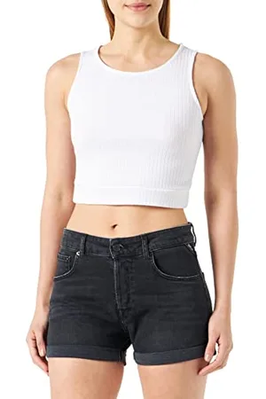 Replay Damskie szorty jeansowe Anyta Baggy-Fit ze stretchem, , 23W