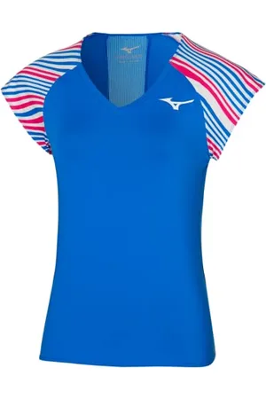 Mizuno Damska koszulka tenisowa z nadrukiem, , XS