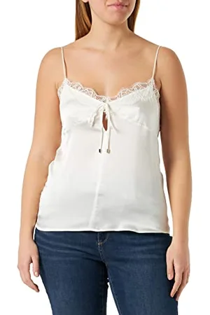 Pinko Damski podkoszulek Tremante ze stretchem, satynowy top, , 12 (M), , 70