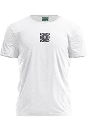 Bona Basics Druk cyfrowy, męska koszulka podstawowa,%100 bawełna, biała, na co dzień, męskie topy, rozmiar: XL, , XL