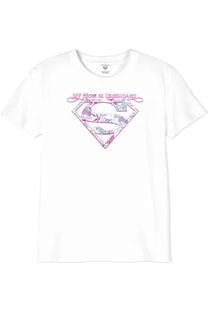 DC Comics Originals "Supergirl - My Mom is Legendary" GISUPGOTS002 Koszulka dziecięca, biała, rozmiar 14 lat, , 14 lat