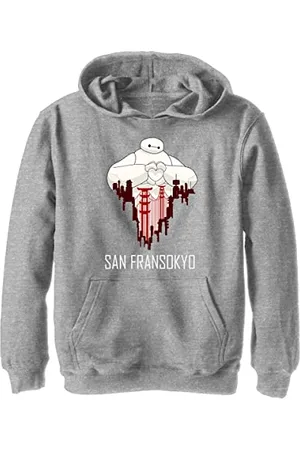 Disney Chłopięca bluza z kapturem Sf Love, Sportowa Heather, L, , L