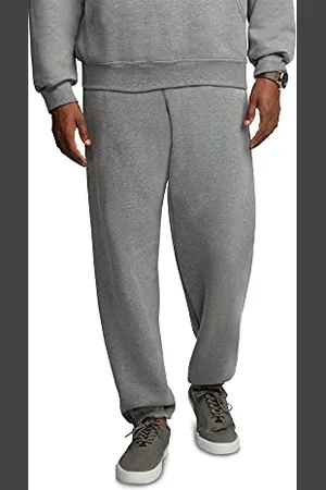 Fruit Of The Loom Spodnie dresowe Eversoft z kieszeniami i elastycznymi nogawkami, luźny krój, odprowadzające wilgoć, oddychające, wrzos szary, XXL