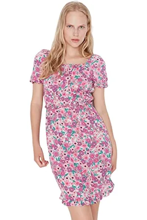 Trendyol Damska sukienka maxi, standardowa, regularna, , 36