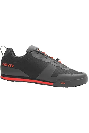 Giro Bike Unisex Tracker Fastlace buty rowerowe, czarny/jasny czerwony, rozmiar 48 EU, , 48 EU